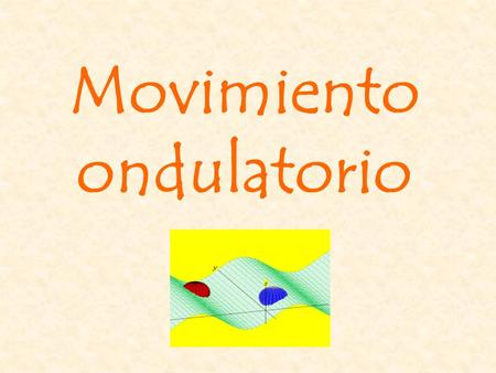 Movimiento ondulatorio