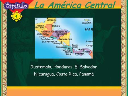 La América Central Guatemala, Honduras, El Salvador