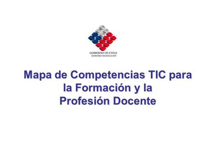 Mapa de Competencias TIC para la Formación y la