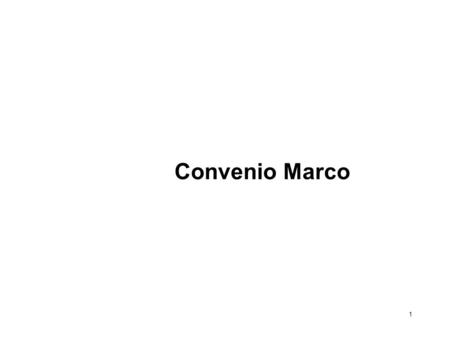 Convenio Marco 1.