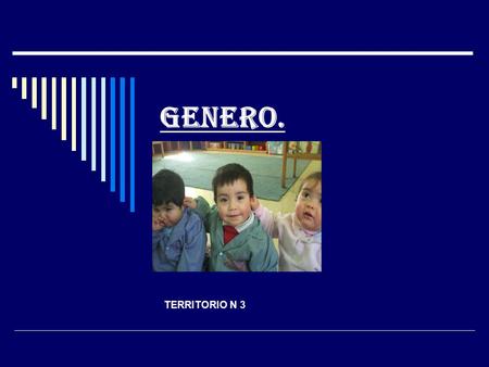 Genero. TERRITORIO N 3.