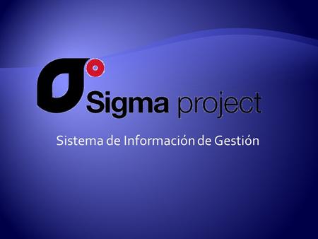 Sistema de Información de Gestión