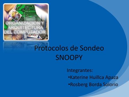 Protocolos de Sondeo SNOOPY
