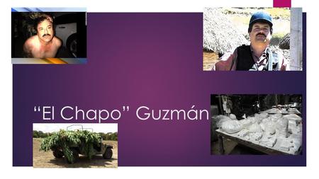 “El Chapo” Guzmán By: Evan Haynes.
