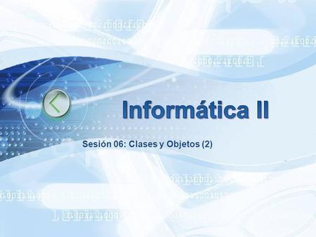 Sesión 06: Clases y Objetos (2)