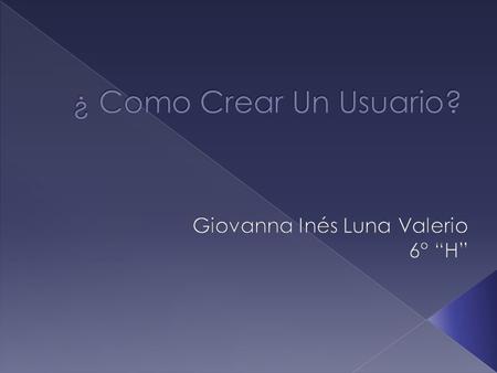  Puede crear cuentas distintas para cada persona que vaya a utilizar el equipo. Esto permite a cada usuario tener sus propias carpetas de documentos.