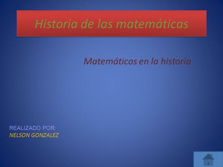 Historia de las matemáticas