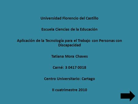 Universidad Florencio del Castillo Escuela Ciencias de la Educación