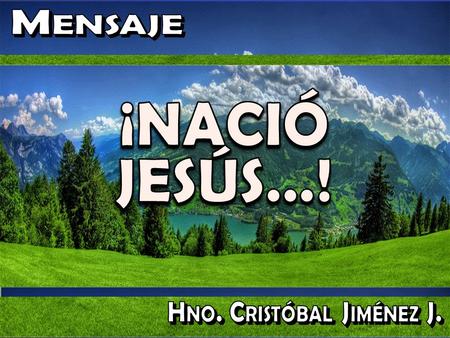 Hno. Cristóbal Jiménez J.