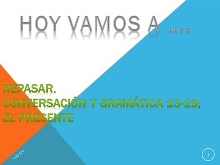 3:02 AM 1. ¿Cómo se dice? 3:02 AM 2 3 hablar habl- habla 3:02 AM 4.
