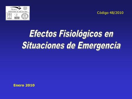 Enero 2010 Código 48/2010. Ante un desastre de cualquier tipo, todos hablamos y nos preocupamos por las víctimas, los muertos, la cantidad de dinero perdido,