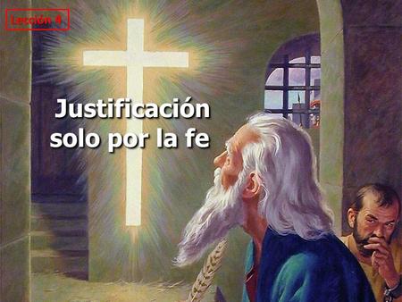 Justificación solo por la fe