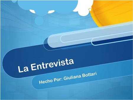 Hecho Por: Giuliana Bottari