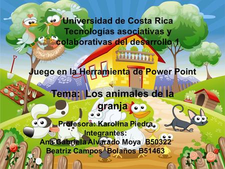 Juego en la Herramienta de Power Point