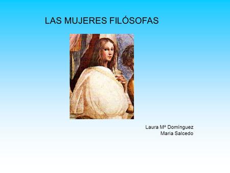 Laura Mª Domínguez Maria Salcedo