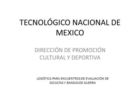 TECNOLÓGICO NACIONAL DE MEXICO