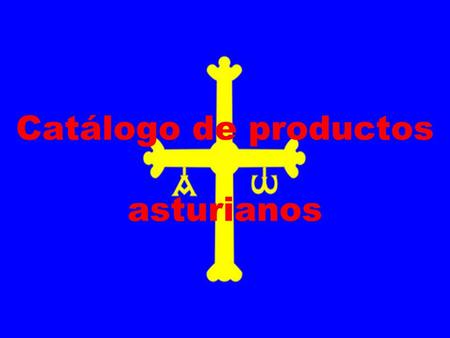 Catálogo de productos asturianos