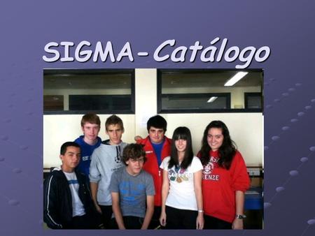 SIGMA-Catálogo.