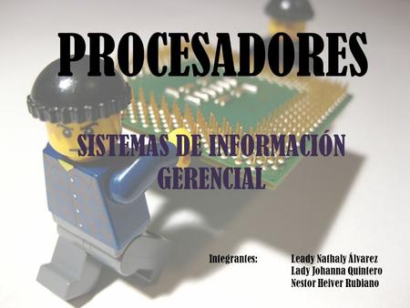 SISTEMAS DE INFORMACIÓN GERENCIAL