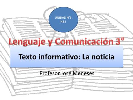 Texto informativo: La noticia