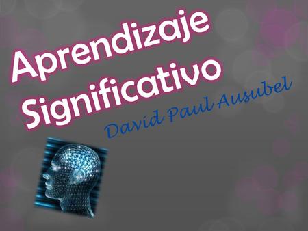 Aprendizaje Significativo