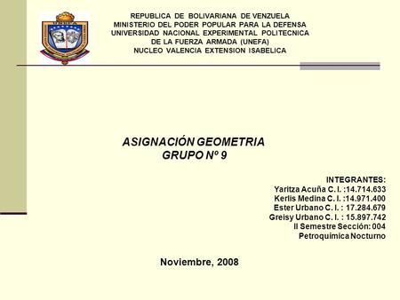 ASIGNACIÓN GEOMETRIA GRUPO Nº 9