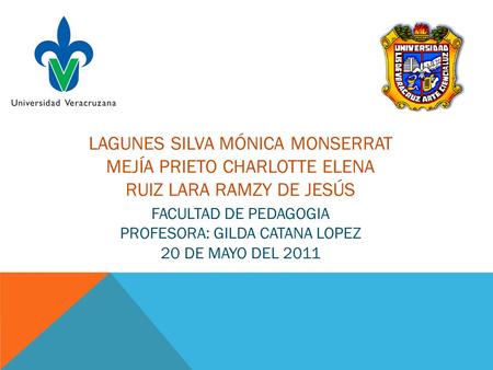 PROFESORA: GILDA CATANA LOPEZ