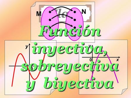 Función inyectiva, sobreyectiva y biyectiva