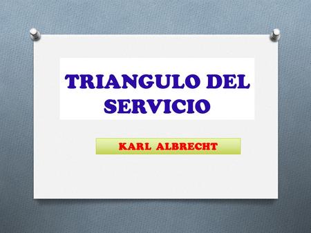 TRIANGULO DEL SERVICIO