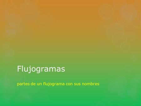partes de un flujograma con sus nombres