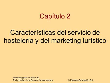Marketing para Turismo, 3e