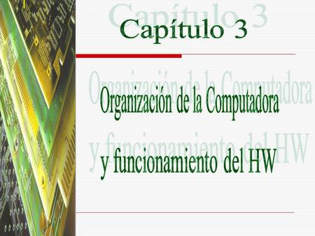 Organización de la Computadora