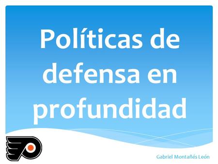 Políticas de defensa en profundidad