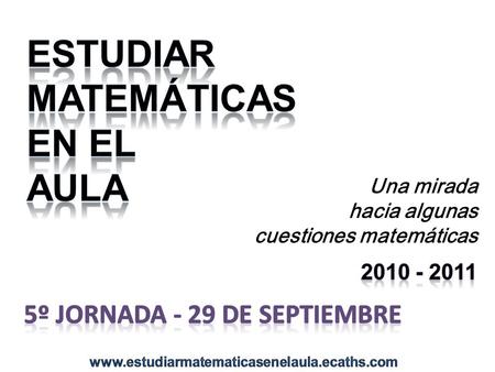 5º JORNADA - 29 DE SEPTIEMBRE