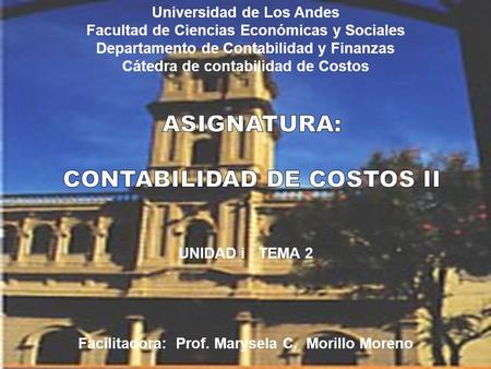 CONTABILIDAD DE COSTOS II