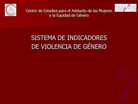SISTEMA DE INDICADORES