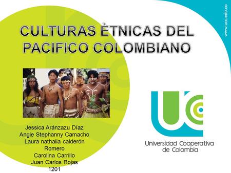 Jessica Aránzazu Díaz Angie Stephanny Camacho Laura nathalia calderón Romero Carolina Carrillo Juan Carlos Rojas 1201.