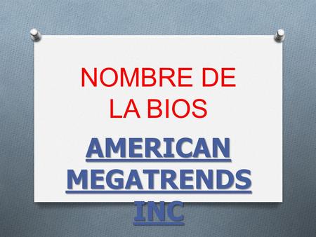 AMERICAN MEGATRENDS INC