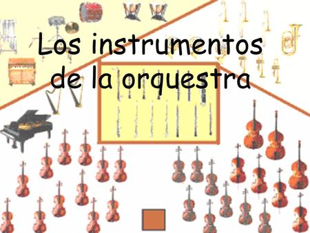 Los instrumentos de la orquestra