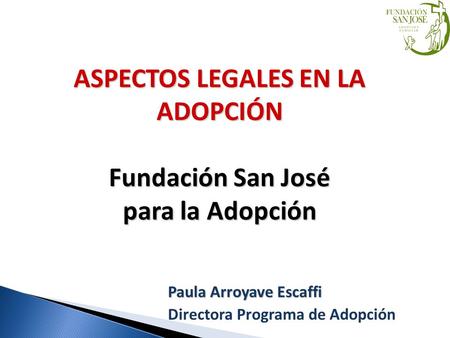 ASPECTOS LEGALES EN LA ADOPCIÓN