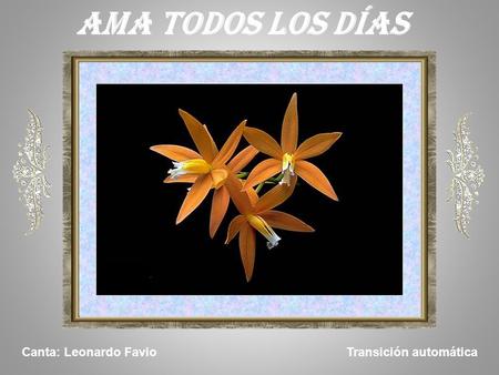 Transición automática Ama todos los días Canta: Leonardo Favio.
