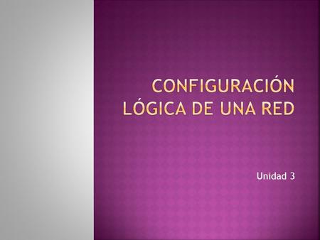 Unidad 3.  Aplicaciones y servidor de comunicación  Para una red funcional  Procedimiento  Configuración lógica red  ¿Qué es el modelo cliente-servidor.