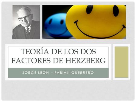 Teoría de los dos factores de Herzberg