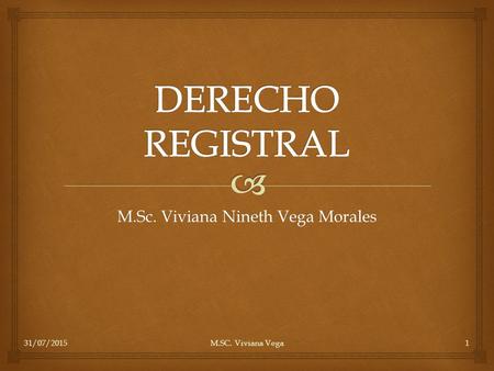 M.Sc. Viviana Nineth Vega Morales
