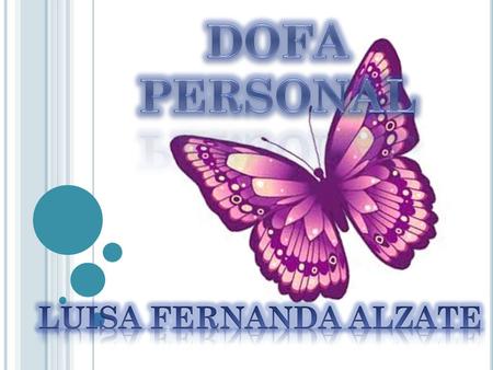 DOFA PERSONAL LUISA FERNANDA ALZATE.