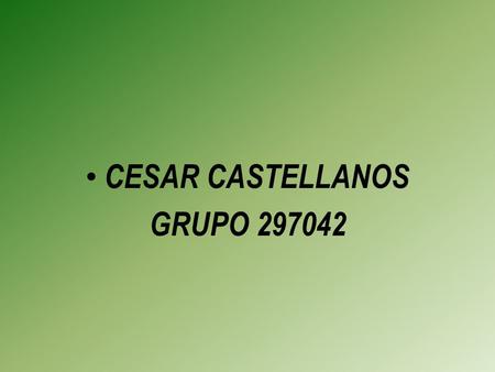 CESAR CASTELLANOS GRUPO 297042.
