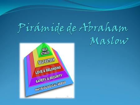 Pirámide de Abraham Maslow