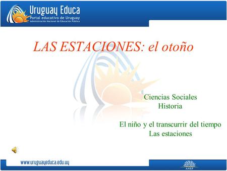 LAS ESTACIONES: el otoño