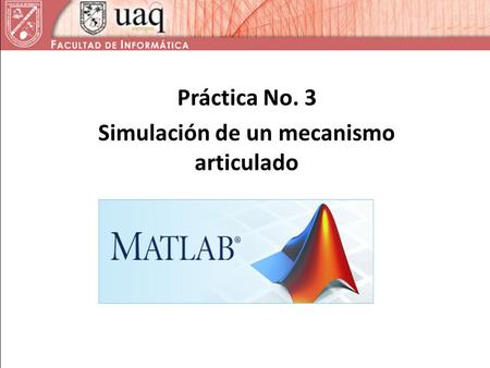 Simulación de un mecanismo articulado