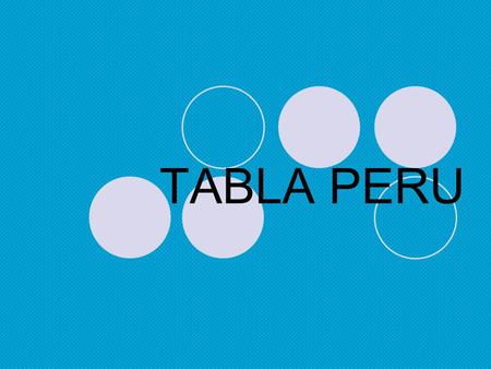 TABLA PERU.